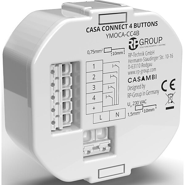 RP-Group Casambi-Tastermodul YMOCA-CC4B-LR